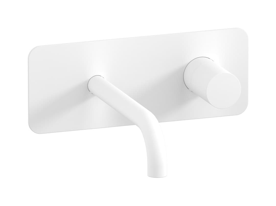 IB Rubinetterie Brera – Μπαταρία Νιπτήρα Τοίχου – Matt White (RR506BO)