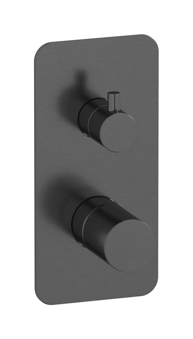 IB Rubinetterie Brera – Trim Εντοιχισμού Ντους – Brushed Black Chrome (RR510CS)