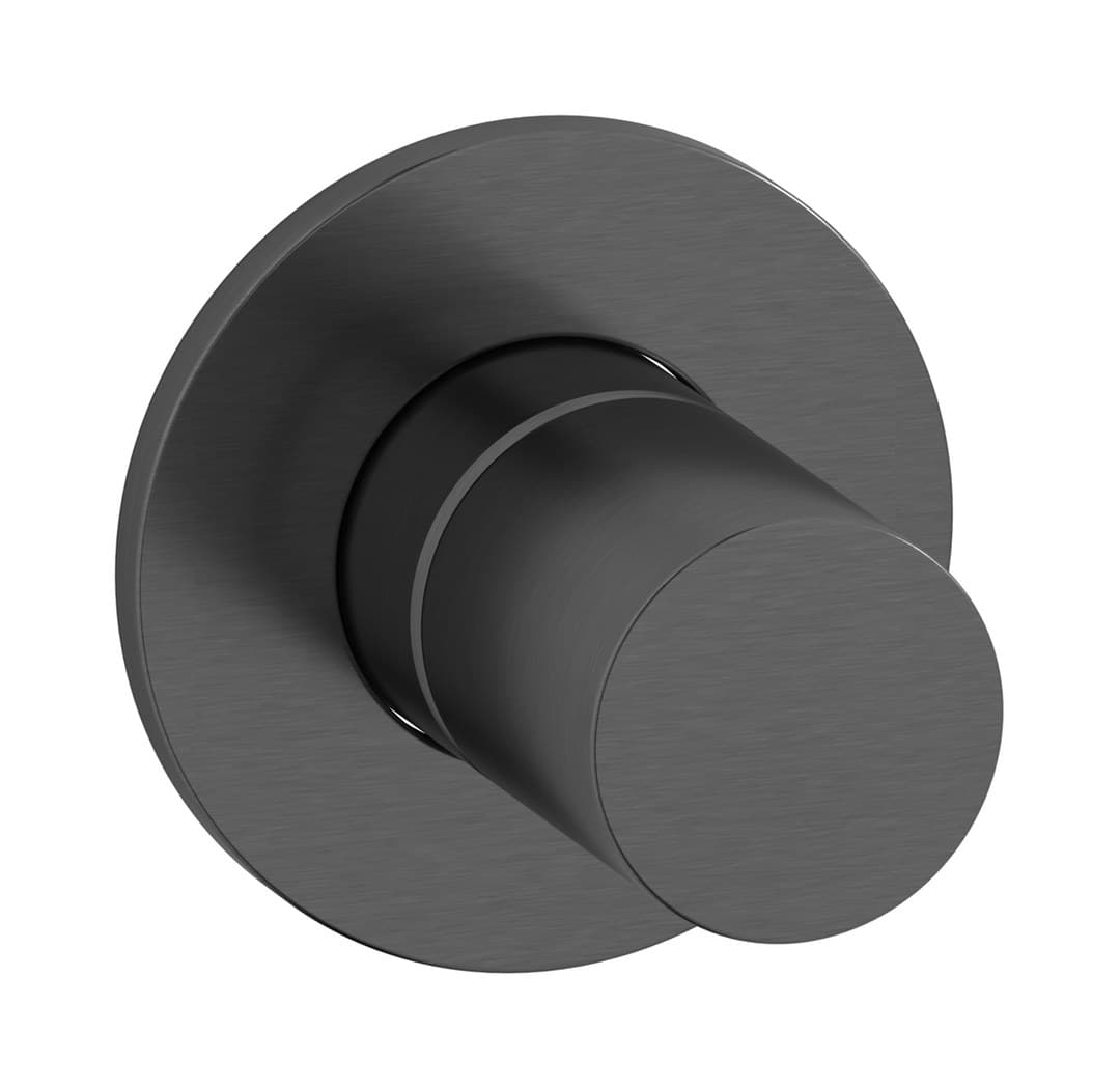 IB Rubinetterie Brera – Trim Εντοιχισμού Ντους – Brushed Black Chrome (RR535CS)