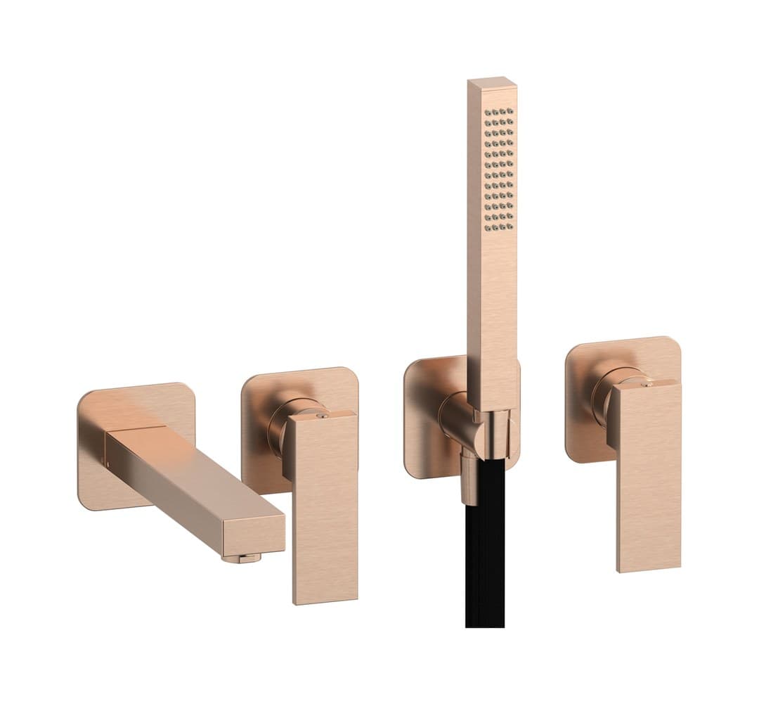 IB Rubinetterie Rubacuori – Trim Εντοιχισμού Λουτρού – Brushed Rose Gold (RU398SR)