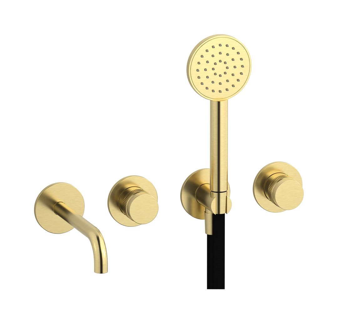 IB Rubinetterie Reflex – Trim Εντοιχισμού Λουτρού – Brushed Pale Gold (RX398IS)