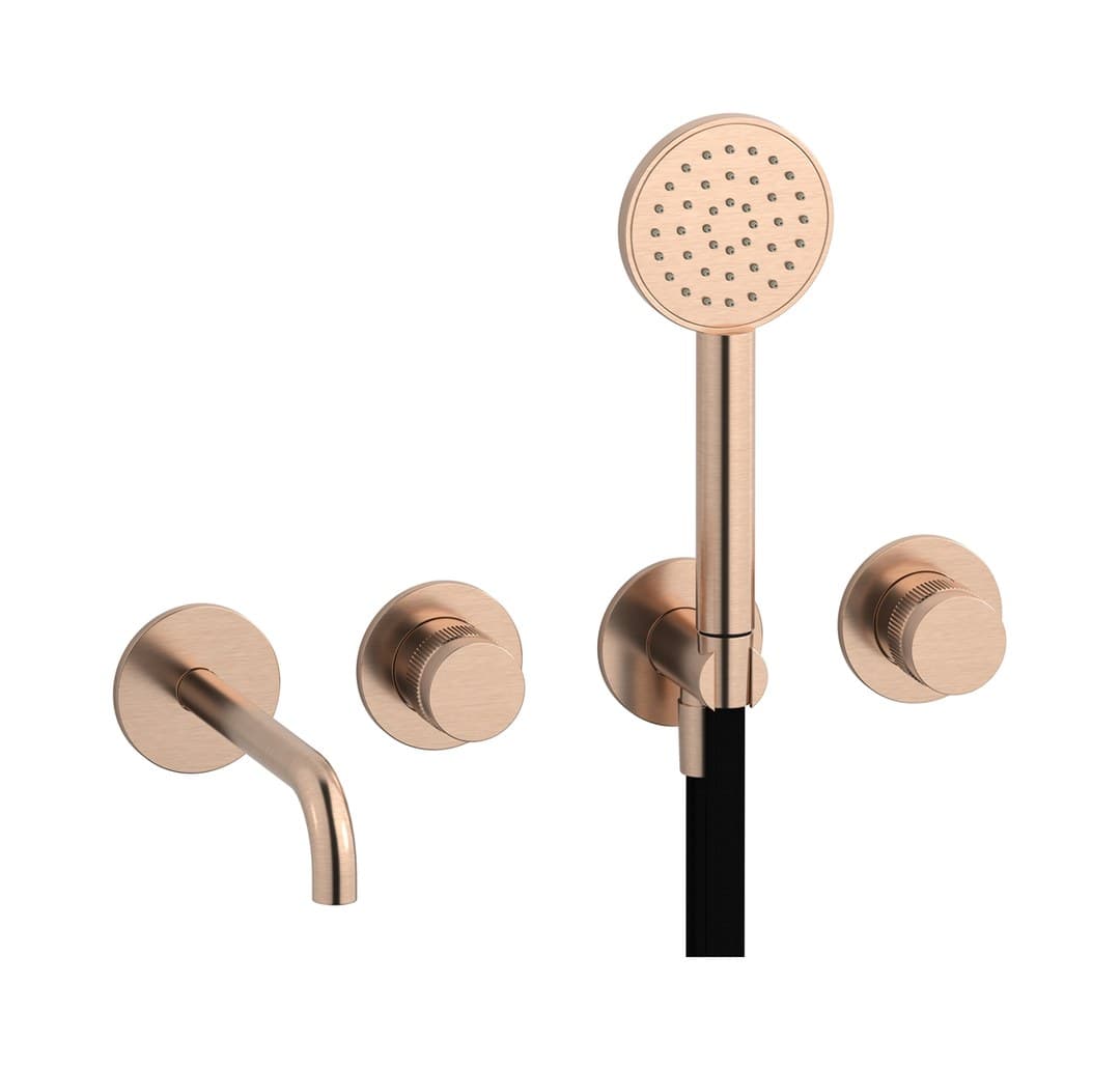 IB Rubinetterie Reflex – Trim Εντοιχισμού Λουτρού – Brushed Rose Gold (RX398SR)